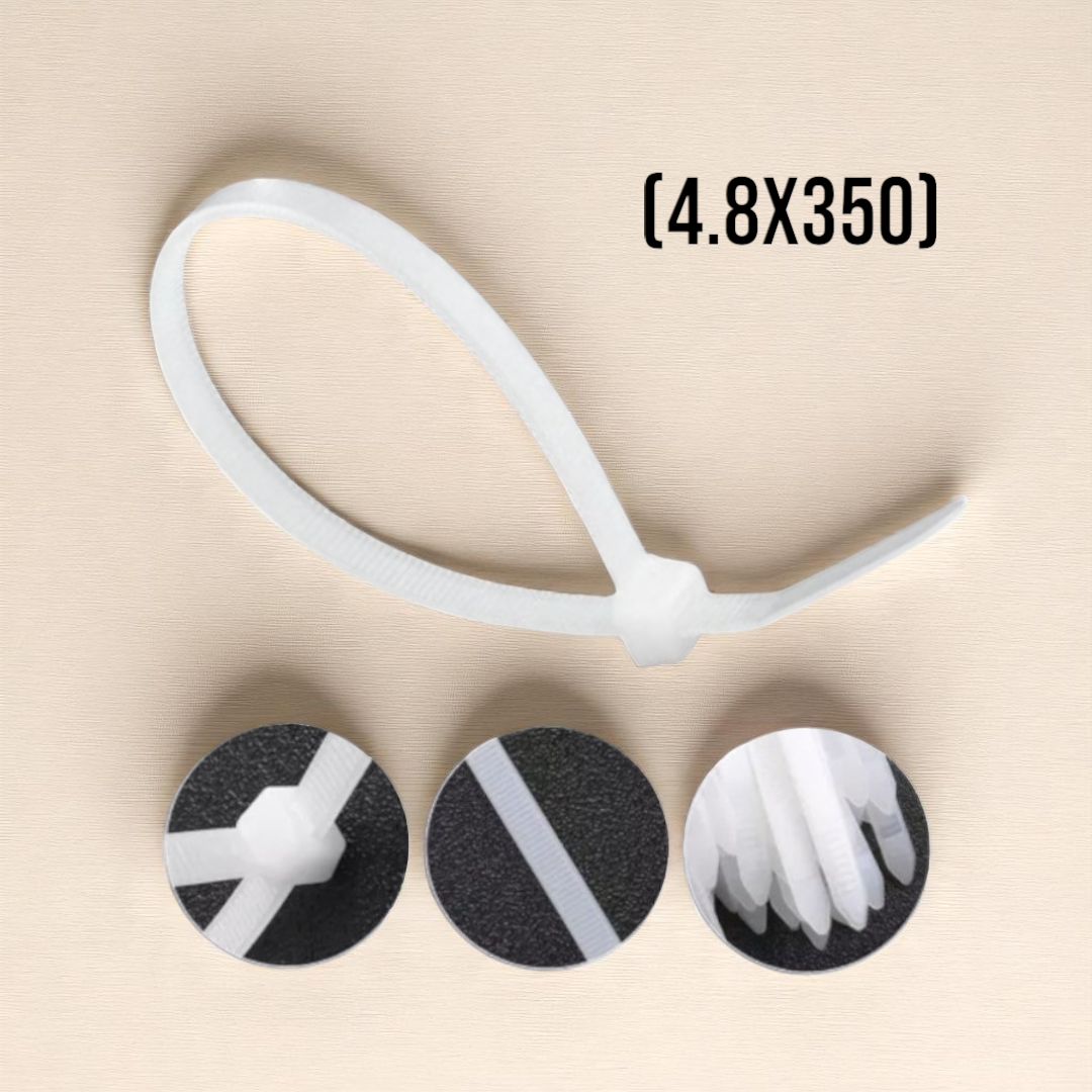 AMARRAS PLASTI BLANCA (4.8X350) AMARRAS PLASTI BLANCA (4.8X350)